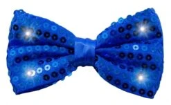 Vlinderstrik Blauw Met Led Verlichting