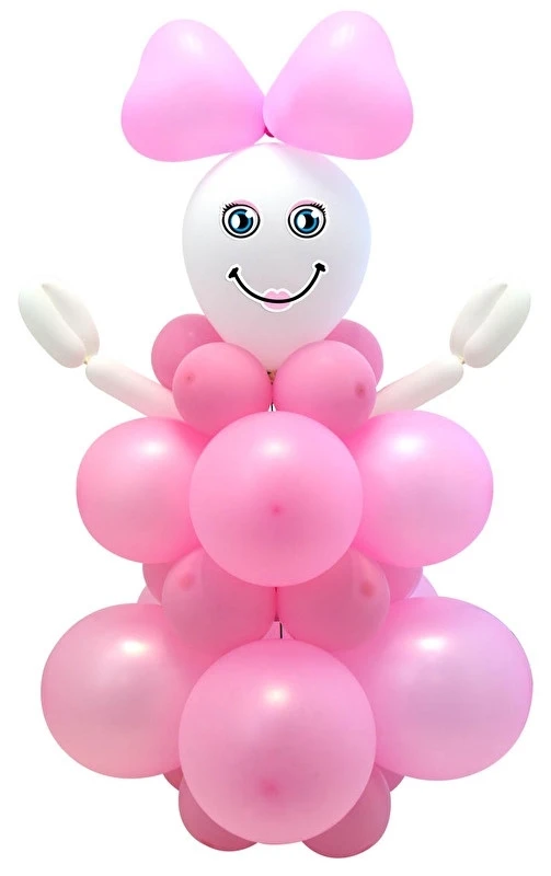 Baby Girl DIY Balloon Kit 3 Baby Girl DIY Balloon Kit