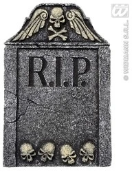 Grafsteen Schedel Met Vleugels